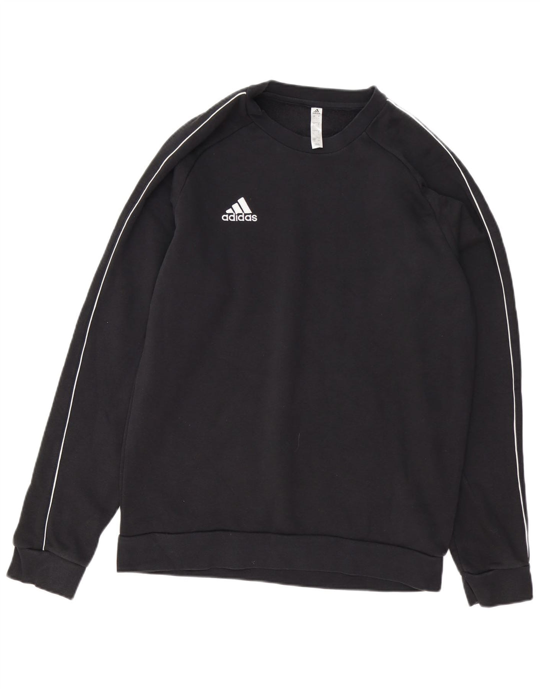 Felpa ADIDAS da uomo maglione grande in cotone nero