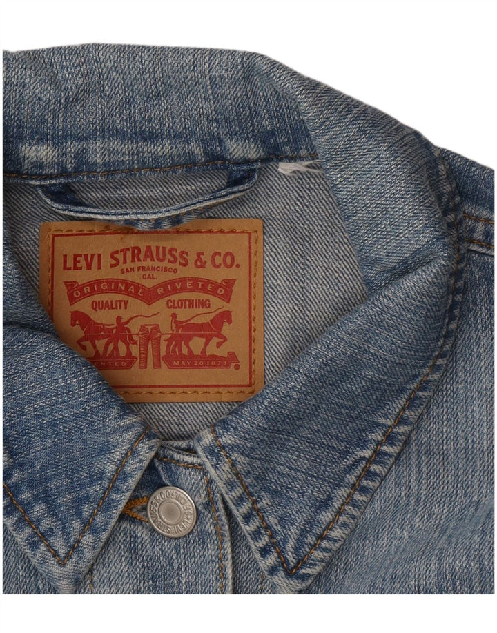 Giacca di jeans da donna Levi's UK 10 piccola blu