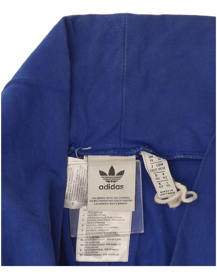 Leggings grafici da donna Adidas UK 14 cotone blu medio
