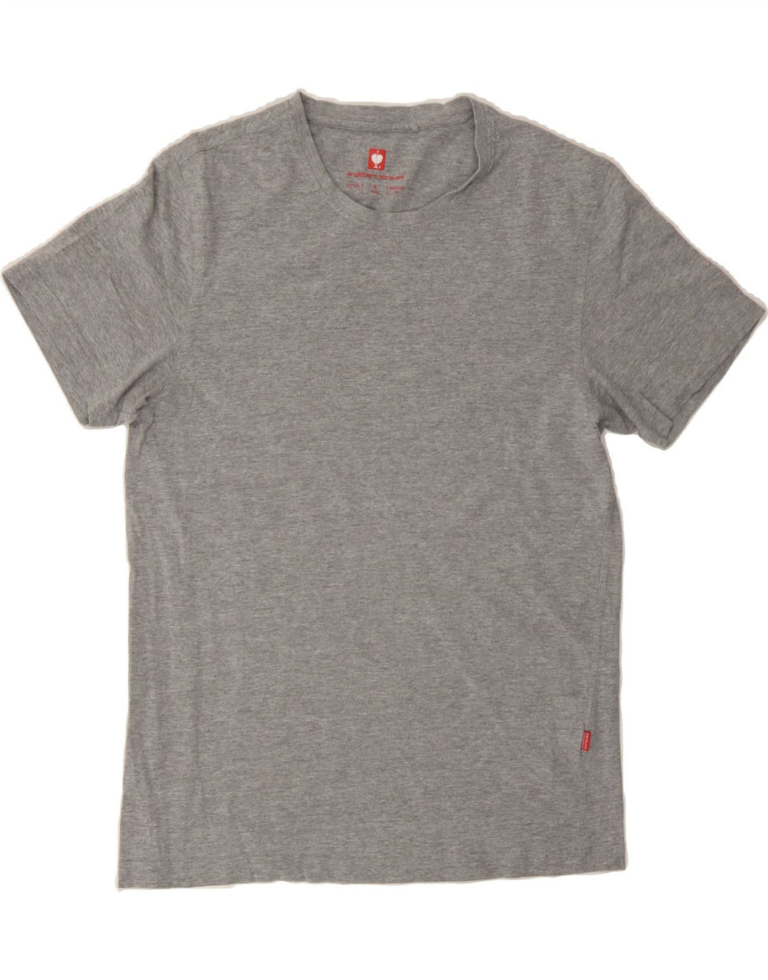 ENGELBERT STRAUSS Mens Regular Fit T-Shirt Top Small Grey Cotton Vintage Engelbert Strauss and Second-Hand Engelbert Strauss from Messina Hembry 