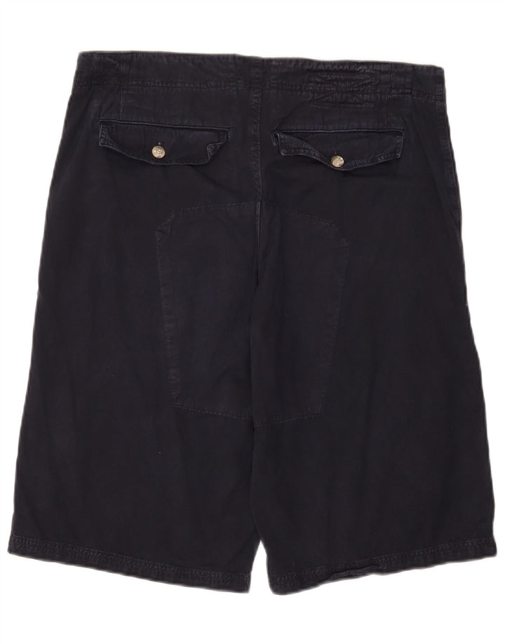 Pantaloncini cargo da uomo Rifle Large W34 in cotone blu navy
