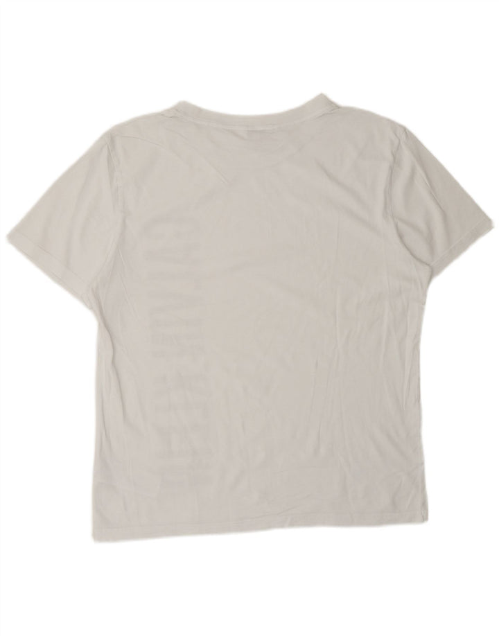 CALVIN KLEIN T-shirt grafica da uomo Top in cotone bianco medio