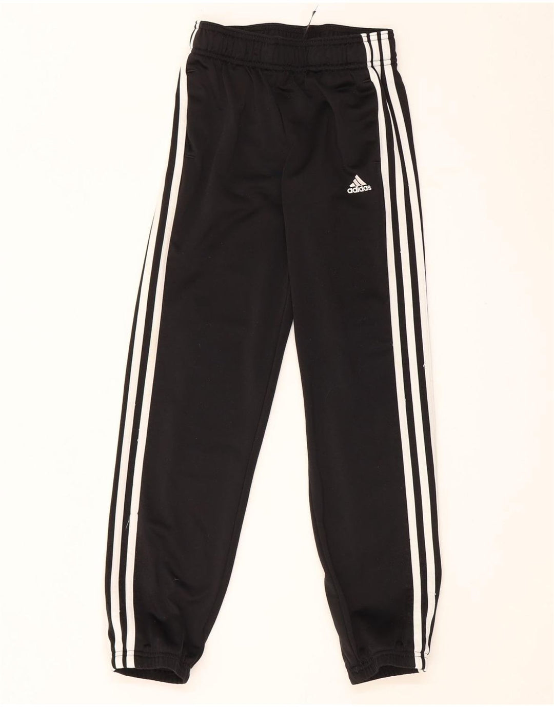 Pantaloni della tuta da ragazzo Adidas 9-10 anni in poliestere nero