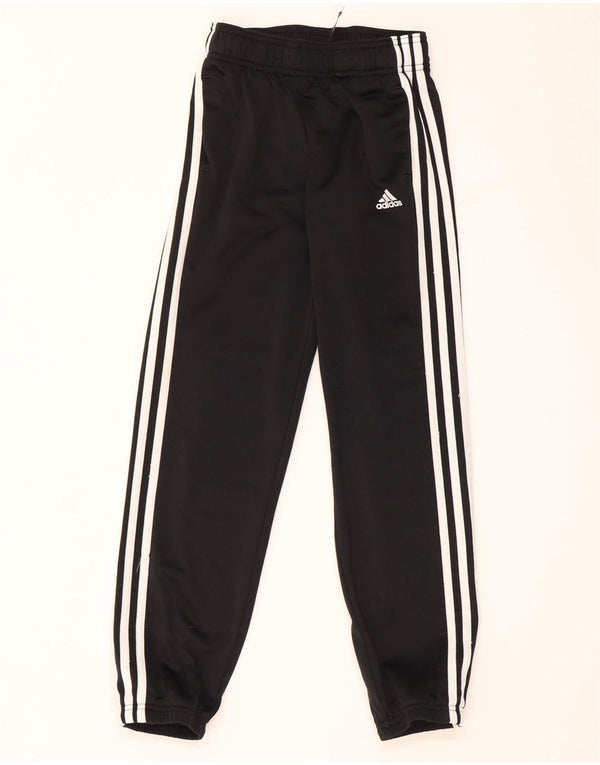 Pantaloni della tuta da ragazzo Adidas 9-10 anni in poliestere nero