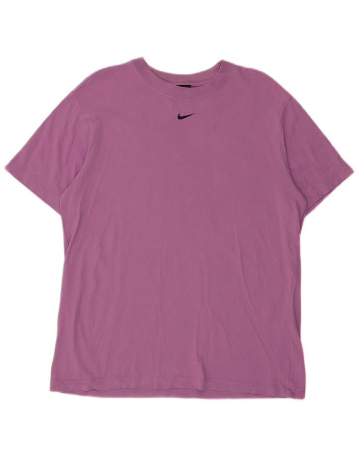 T-shirt da uomo NIKE Top Small viola in cotone