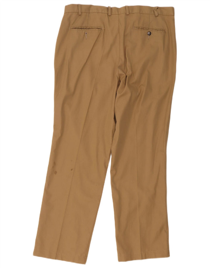 Pantaloni chino con pegging da uomo Marks & Spencer W38 L31 in cotone beige