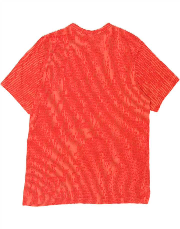 NIKE Mens Dri Fit T-Shirt Top Large Red Flecked Cotton Vintage Nike and Second-Hand Nike from Messina Hembry 