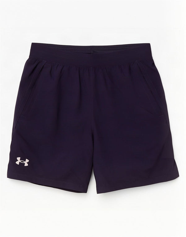 Pantaloncini sportivi da uomo Under Armour medio poliestere blu navy