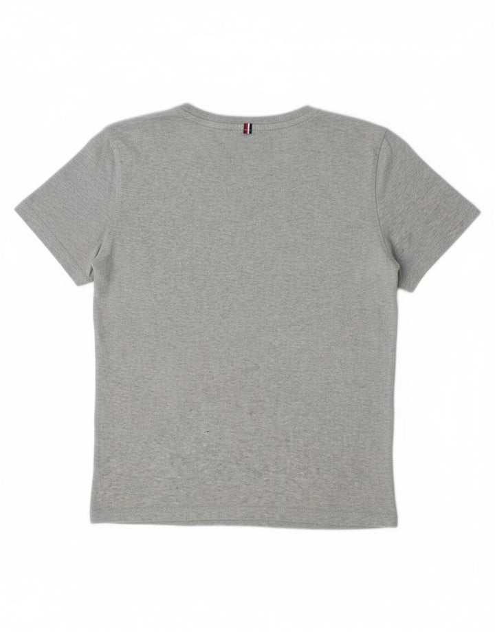 TOMMY HILFIGER Boys T-Shirt Top 11-12 Years Grey Cotton