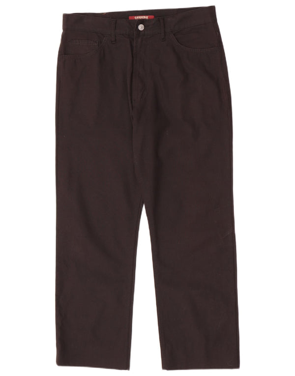 Pantaloni casual dritti da uomo Carrera IT 50 Large W34 L28 Cotone nero