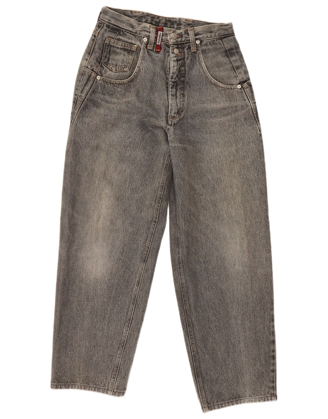 OUTSIDER Jeans affusolati da uomo W31 L27 Cotone grigio
