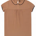 Camicetta da donna Benetton Top UK 10 Small Beige Poliestere