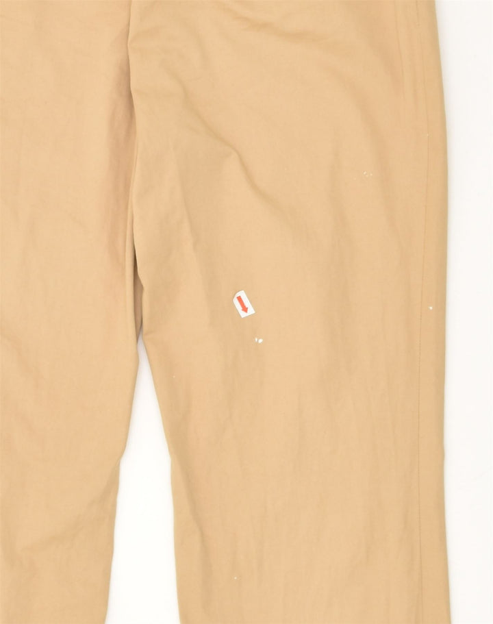 MASSIMO DUTTI Womens Slim Casual Trousers W28 L26 Beige Cotton | Vintage Massimo Dutti | Thrift | Second-Hand Massimo Dutti | Used Clothing | Messina Hembry 