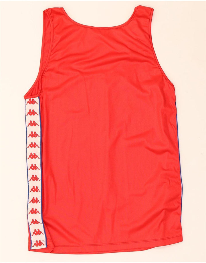 Set da 2 pezzi con grafica Kappa da donna IT 46 Large Rosso Colourblock Poliammide