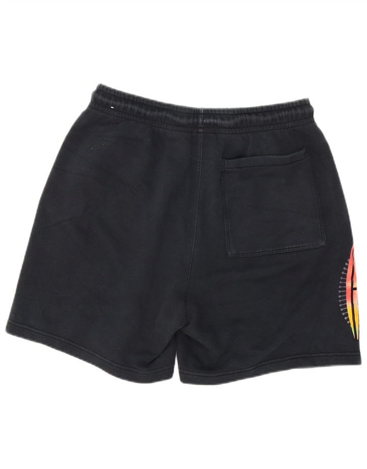 Pantaloncini sportivi grafici da uomo Jordan in cotone nero medio