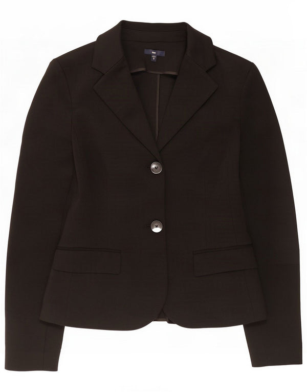 Gap Giacca blazer da donna a 2 bottoni UK 6 XS Poliestere nero