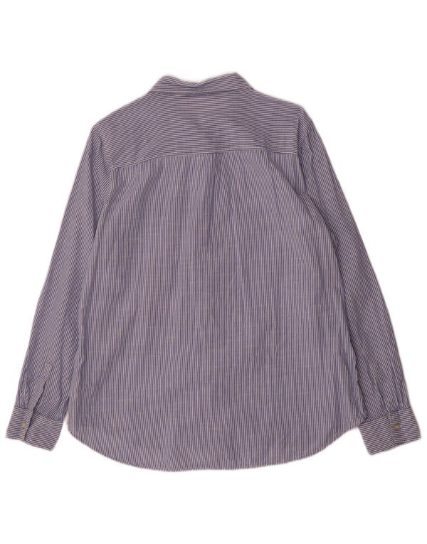 Camicia da donna Gap taglia 16 grande cotone gessato blu