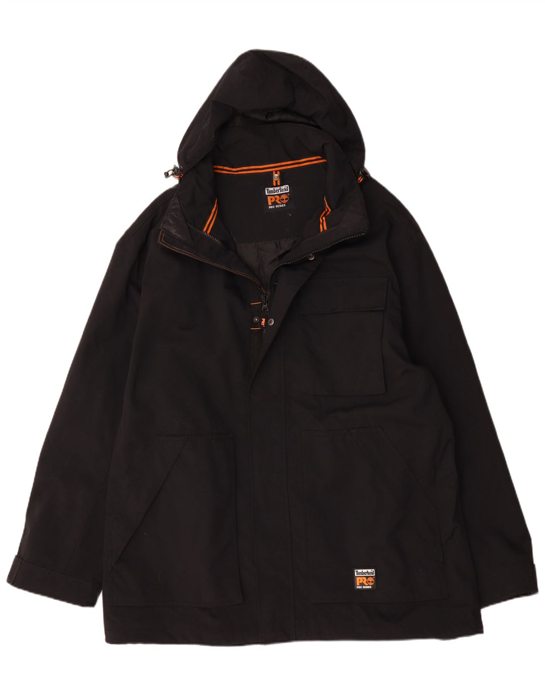 Giacca a vento con cappuccio da uomo Timberland UK 44 2XL Poliammide nera
