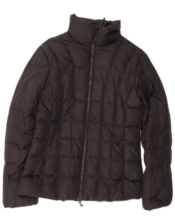 Giacca imbottita da donna Benetton UK 14 nylon nero medio