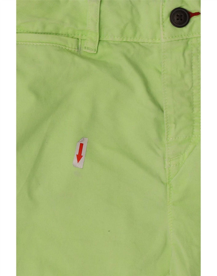 Pantaloncini chino da uomo Superdry piccoli W29 in cotone verde
