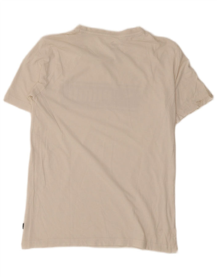 T-shirt grafica da uomo Puma Small bianca