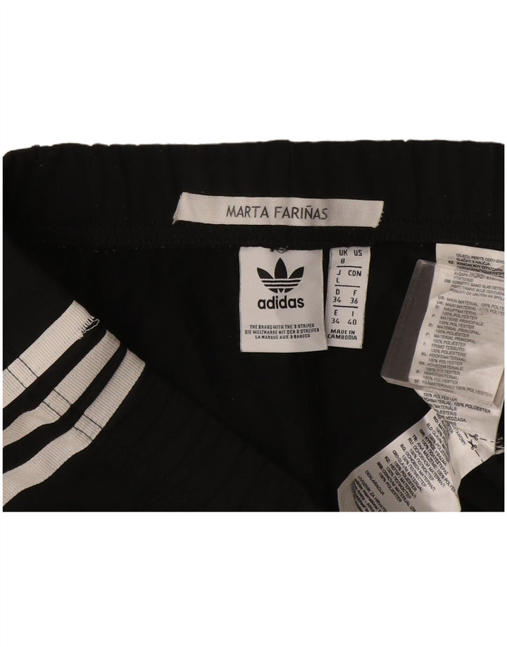 Pantaloncini sportivi da donna Adidas UK 8 Small poliestere nero
