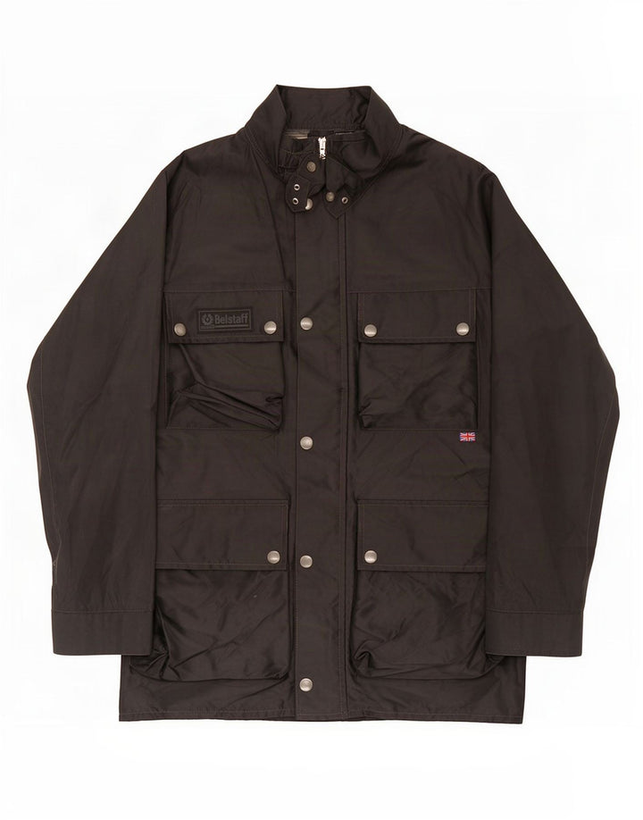 Giacca da corsa da uomo Belstaff UK 38 nylon nero medio