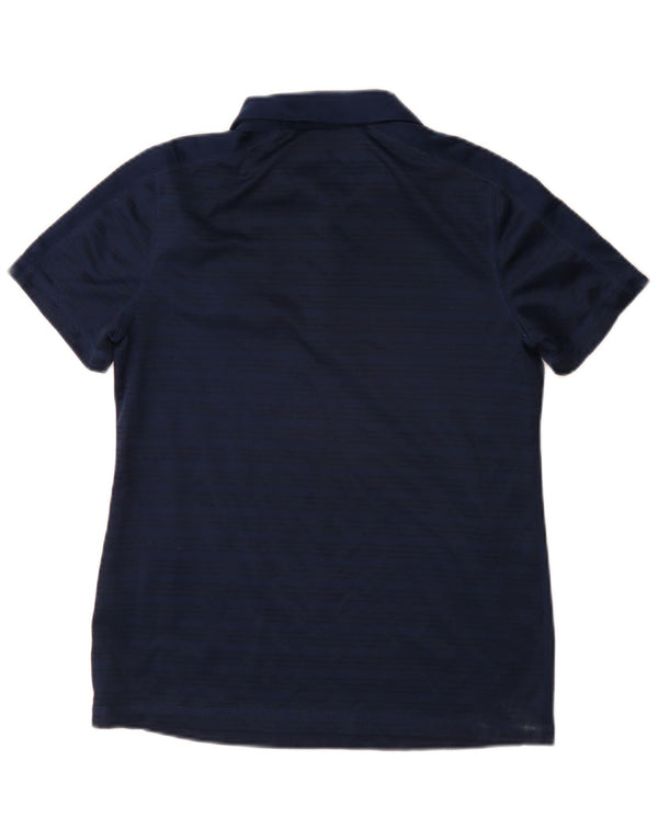 Polo Adidas da donna Rangers UK 12 medio blu navy gessato in poliestere