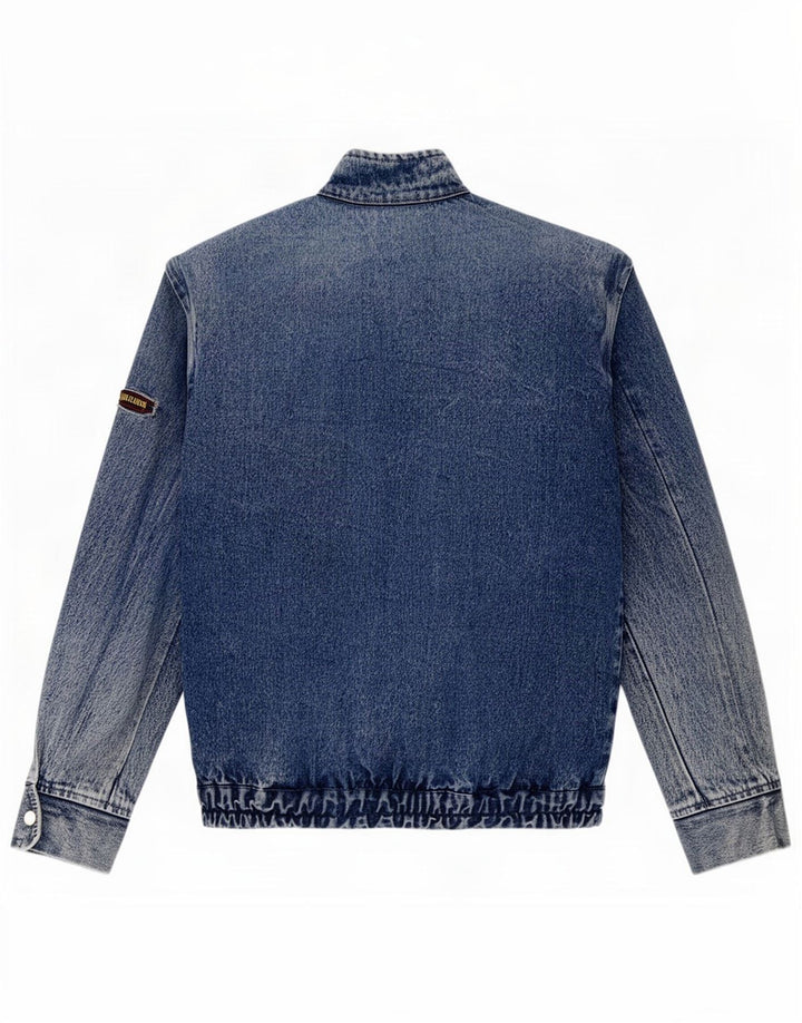 Giacca di jeans vintage da uomo UK 38 blu medio