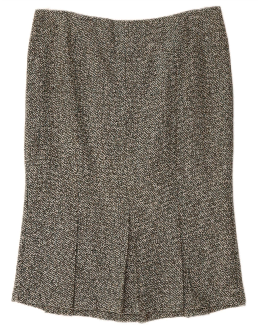 Gonna a sirena da donna Benetton IT 46 Large W34 Poliestere screziato verde