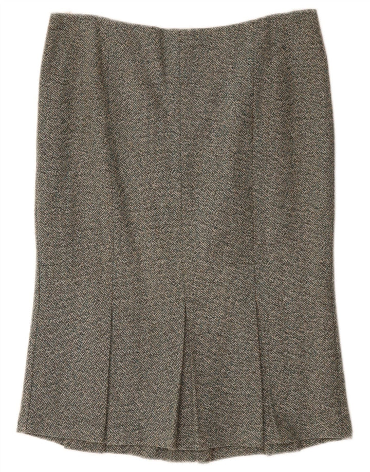 Gonna a sirena da donna Benetton IT 46 Large W34 Poliestere screziato verde
