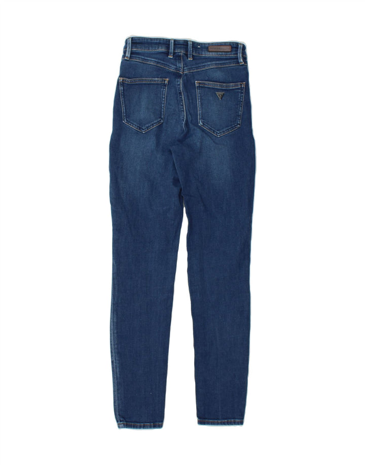 GUESS Womens Skinny Jeans W25 L28 Blue Vintage Guess and Second-Hand Guess from Messina Hembry 