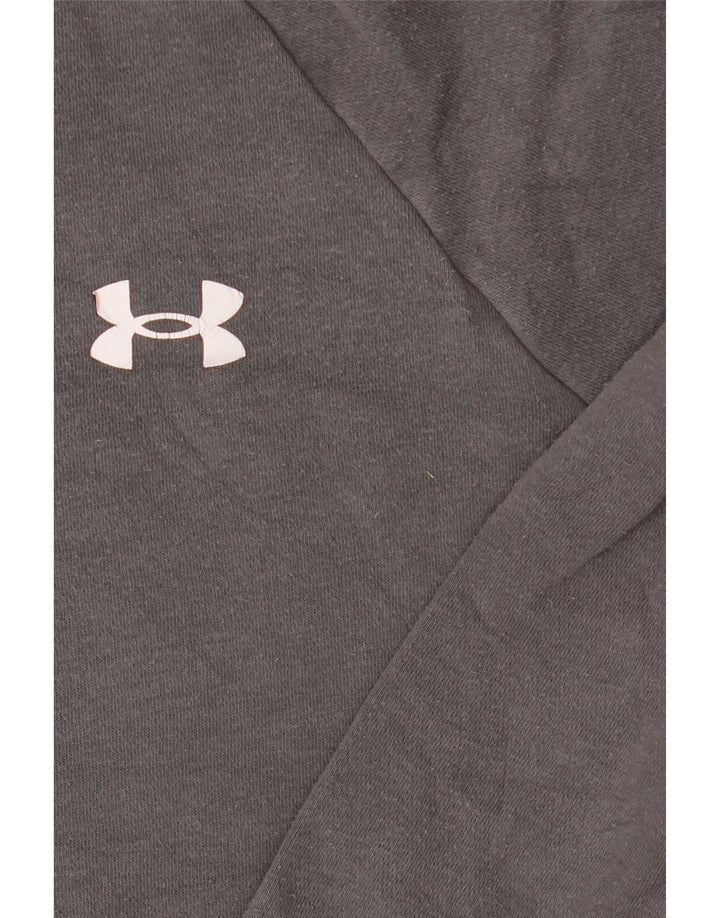 Felpa da uomo Under Armour Maglione in cotone grigio medio