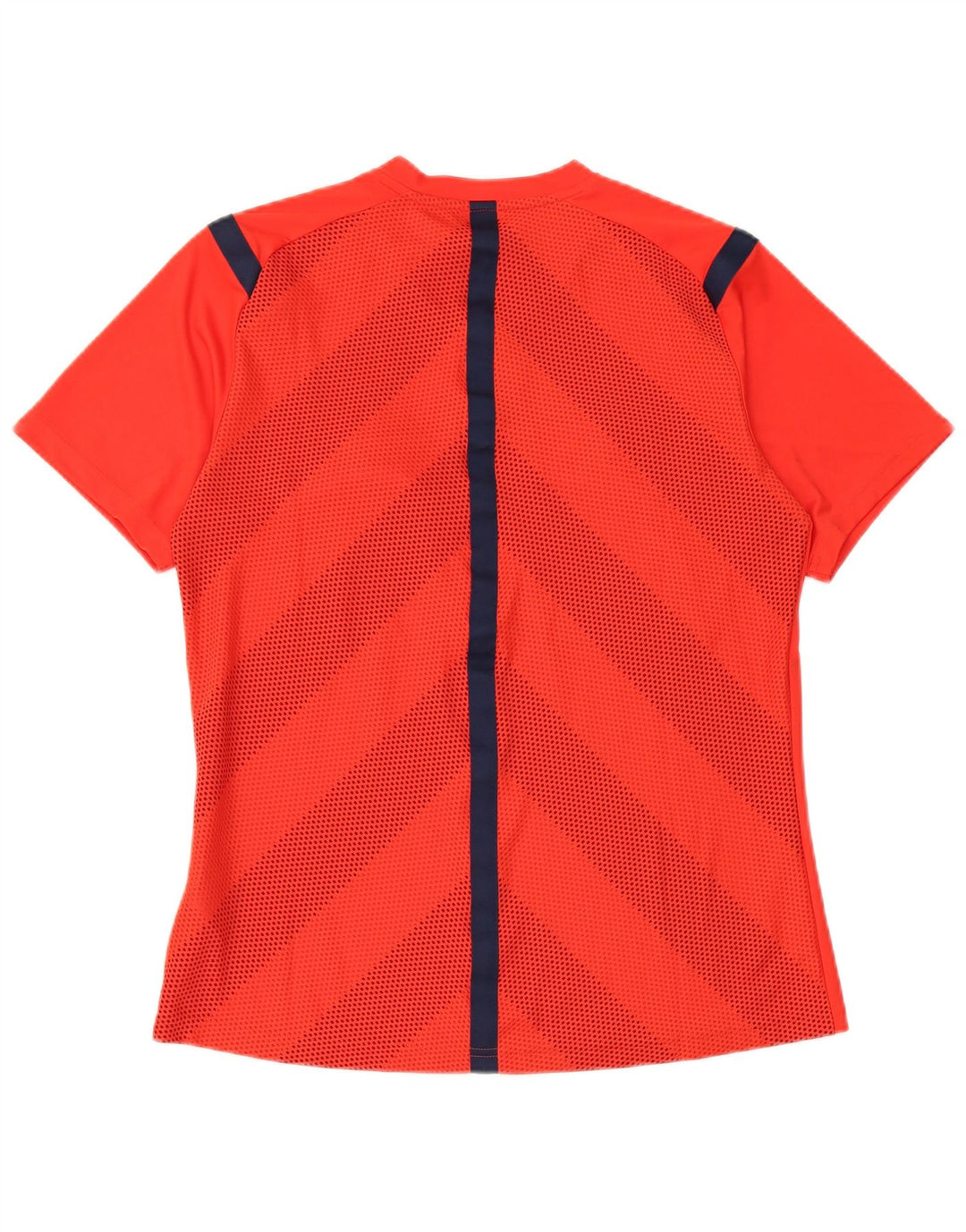 Maglietta Adidas Climacool da ragazzo, 15-16 anni, in poliestere a righe grandi rosse