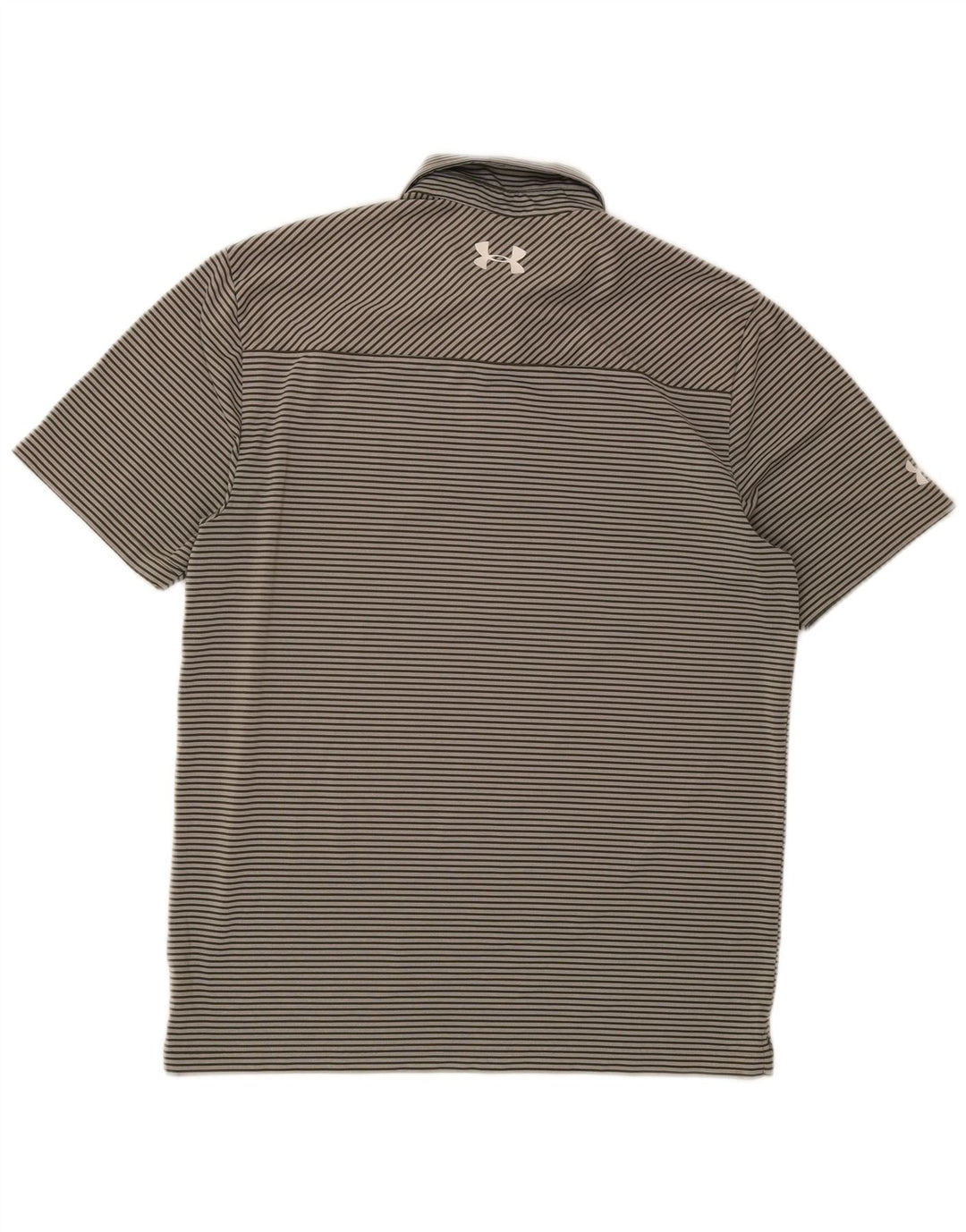 Polo Under Armour da uomo Heat Gear gessato grigio medio