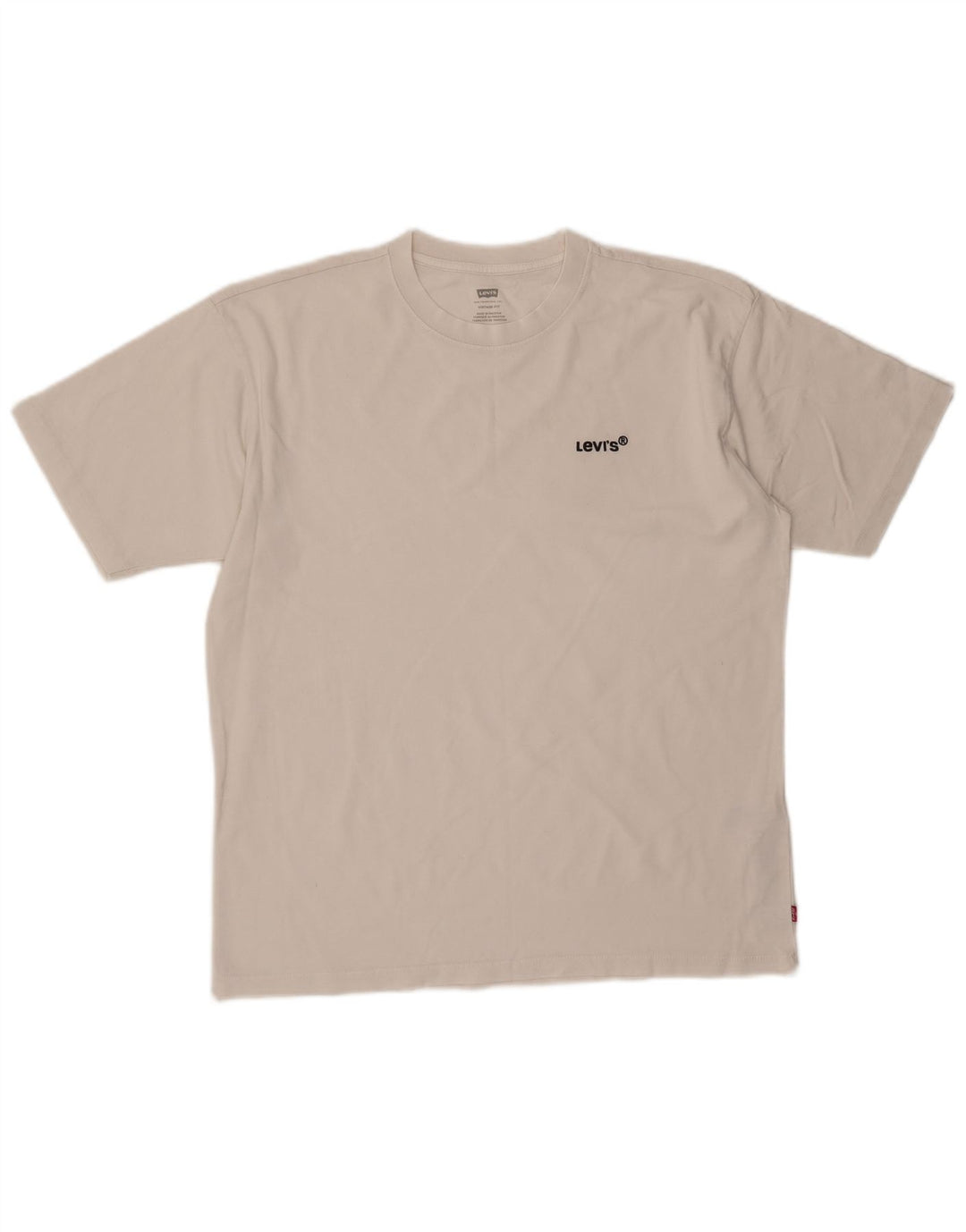 T-shirt Levi's da uomo vintage fit in cotone bianco medio