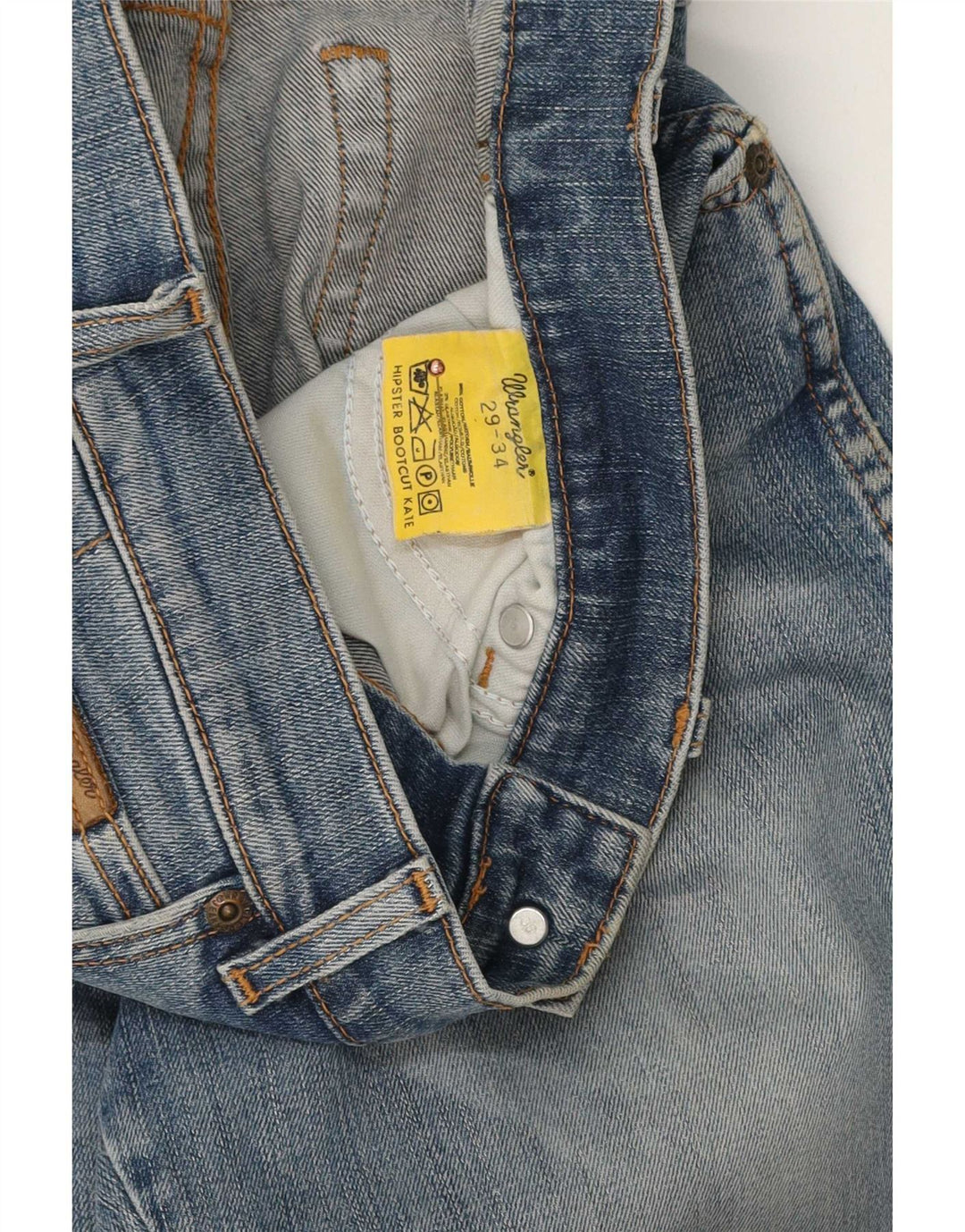 Jeans Wrangler da uomo Kate Bootcut W29 L29 cotone blu