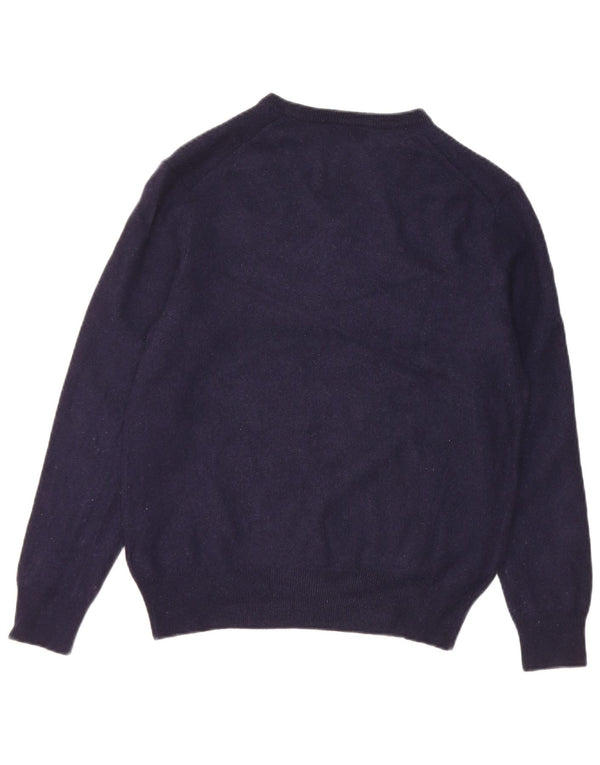 Polo Ralph Lauren Maglione da uomo con scollo a V maglione medio in lana merino blu navy