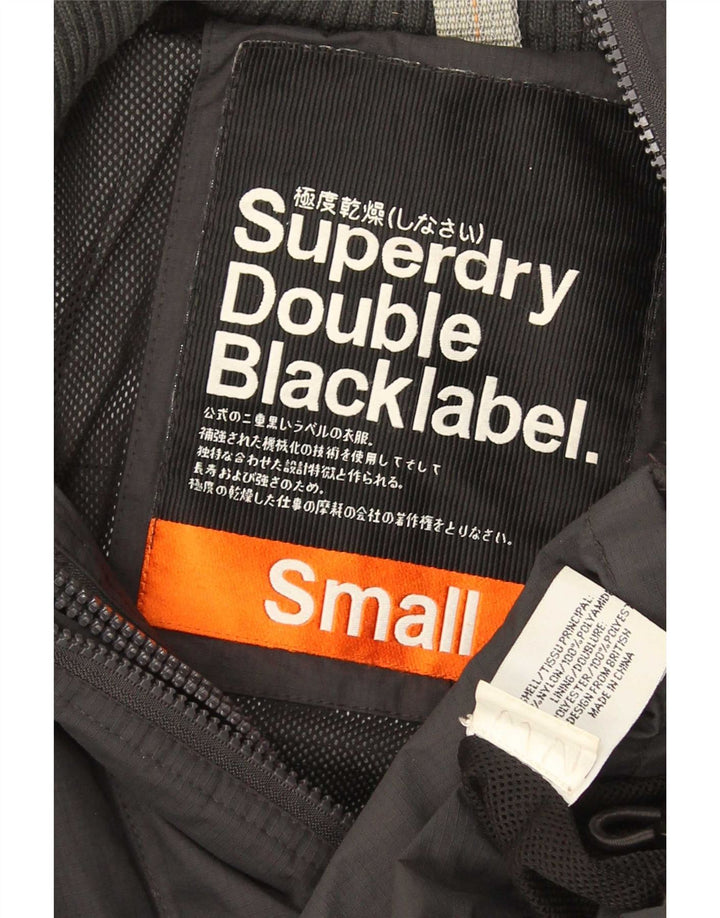 Giacca a vento grafica da uomo Superdry UK 36 Small Nylon grigio