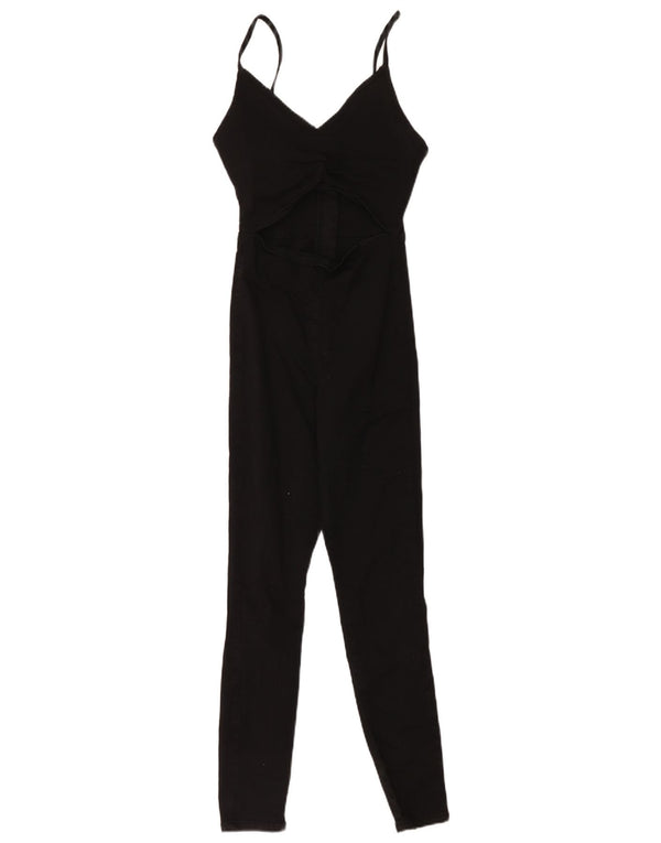 Tuta senza maniche da donna Topshop UK 6 XS cotone nero