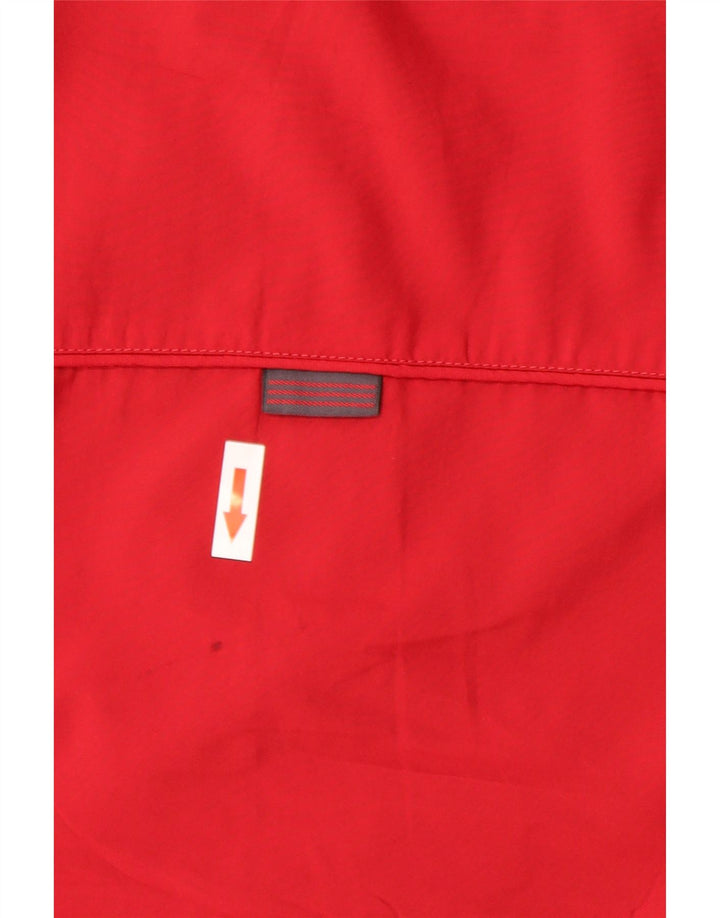 Giacca da ginnastica da uomo Adidas XL rossa in poliestere