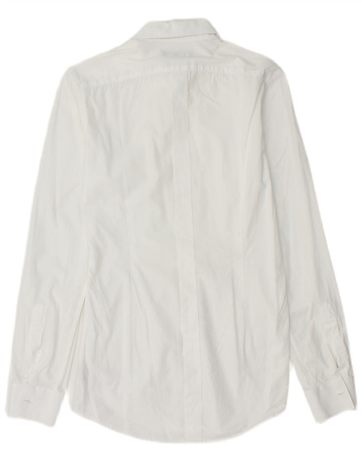 DOLCE & GABBANA Camicia da uomo Taglia 14 1/2 37 Piccola in cotone bianco