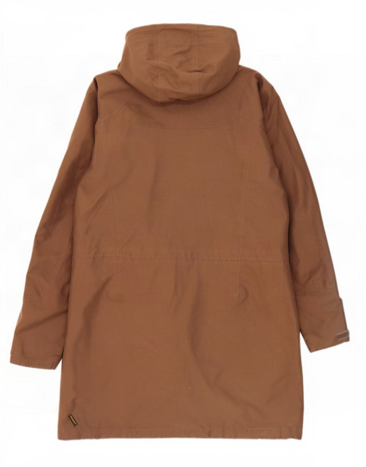 Giacca Parka con cappuccio da donna Jack Wolfskin UK 16 Large Marrone Poliestere