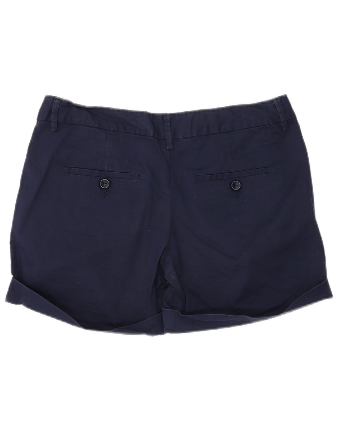 Pantaloncini chino da donna Benetton W30 medio blu navy