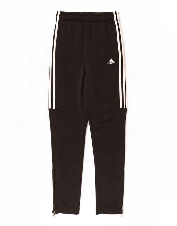 Adidas Boys Aeroready Tracksuit Trousers 11-12 Years Black Polyester