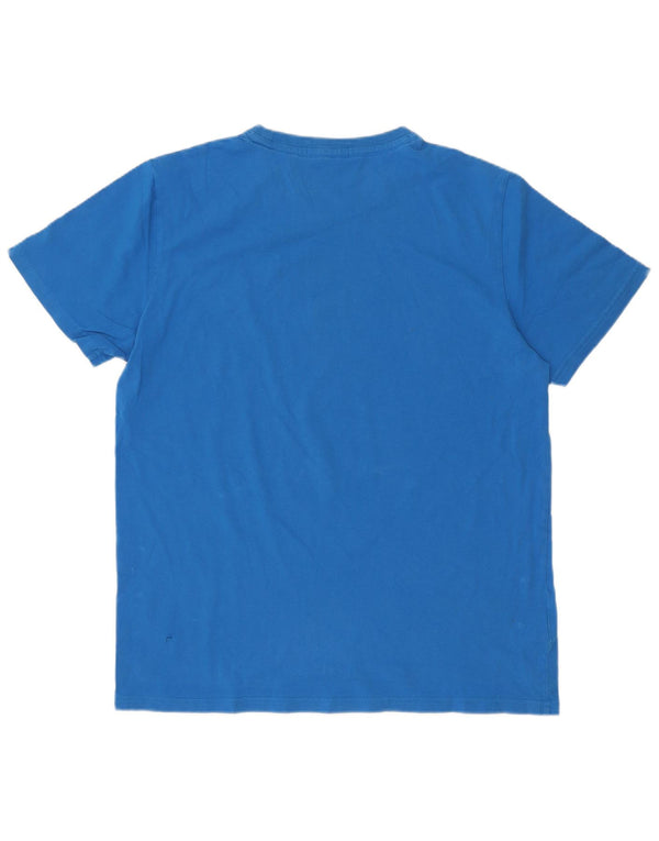 T-shirt da uomo Fred Perry grande blu