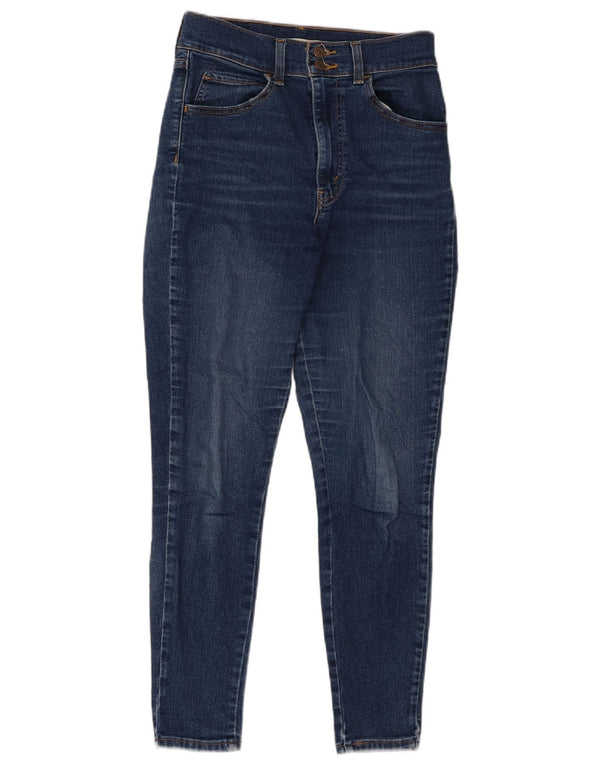 Jeans skinny Levi's da donna a vita alta retrò W27 L28 cotone blu