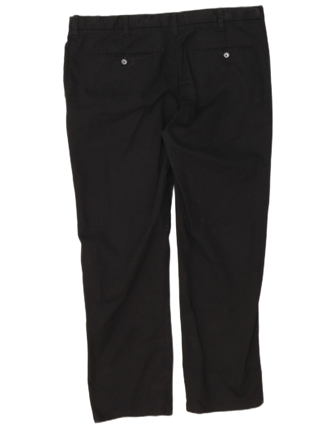 Pantaloni chino vestibilità regolare da uomo Marks & Spencer W38 L29 cotone nero