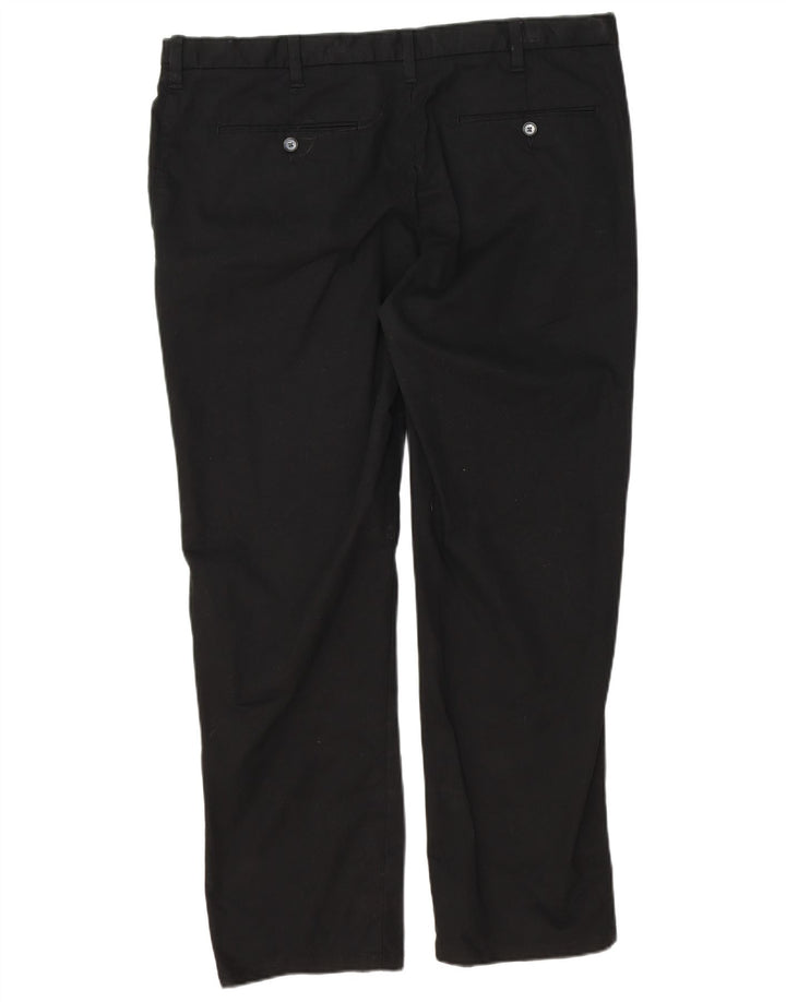 Pantaloni chino vestibilità regolare da uomo Marks & Spencer W38 L29 cotone nero