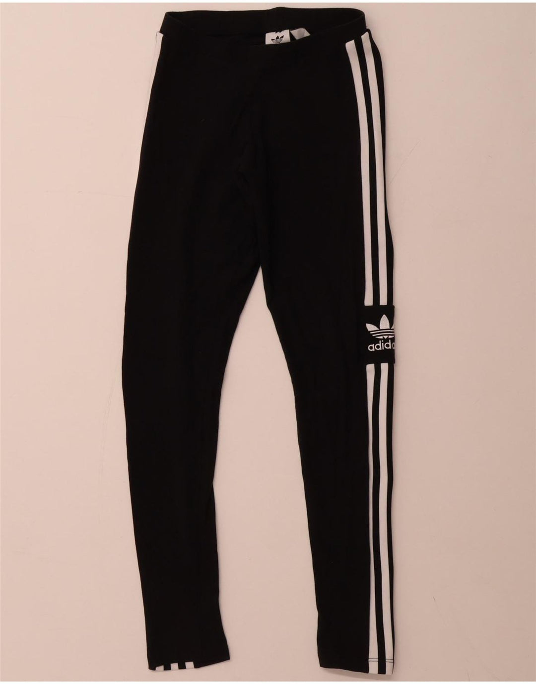 Leggings grafici da donna ADIDAS UK 6 XS cotone nero